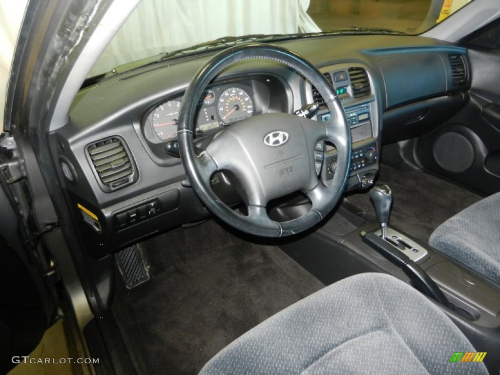 2004 Sonata V6 - Slate Gray / Black photo #16