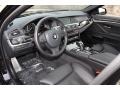 Black 2012 BMW 5 Series 550i xDrive Sedan Interior Color