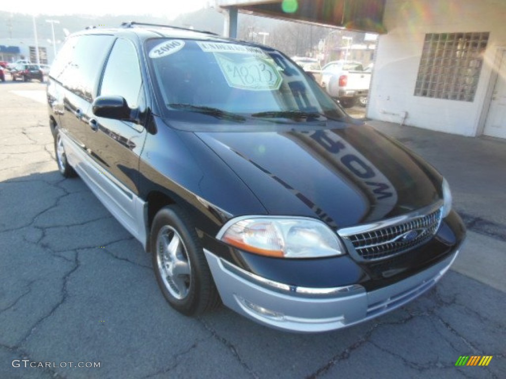 2000 Windstar SEL - Black / Medium Parchment photo #2