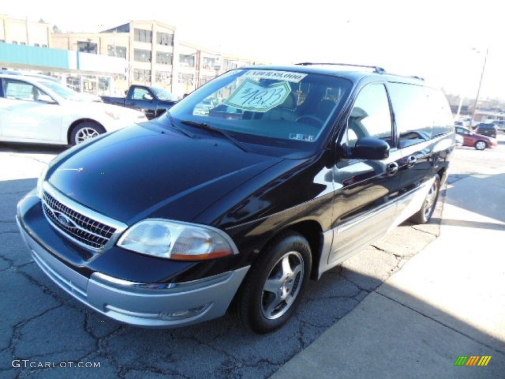 2000 Windstar SEL - Black / Medium Parchment photo #4