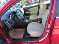 2013 Chrysler 200 Black/Light Frost Beige Interior Front Seat Photo