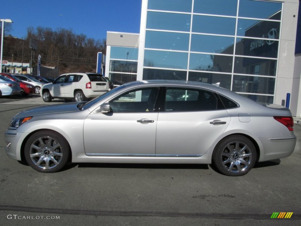 Platinum Metallic 2013 Hyundai Equus Signature Exterior Photo #74776001