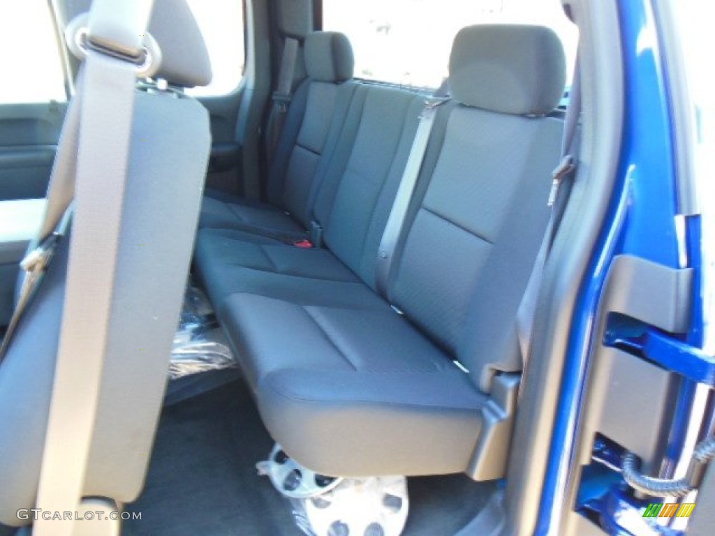 2013 Silverado 1500 LT Extended Cab 4x4 - Blue Topaz Metallic / Ebony photo #13