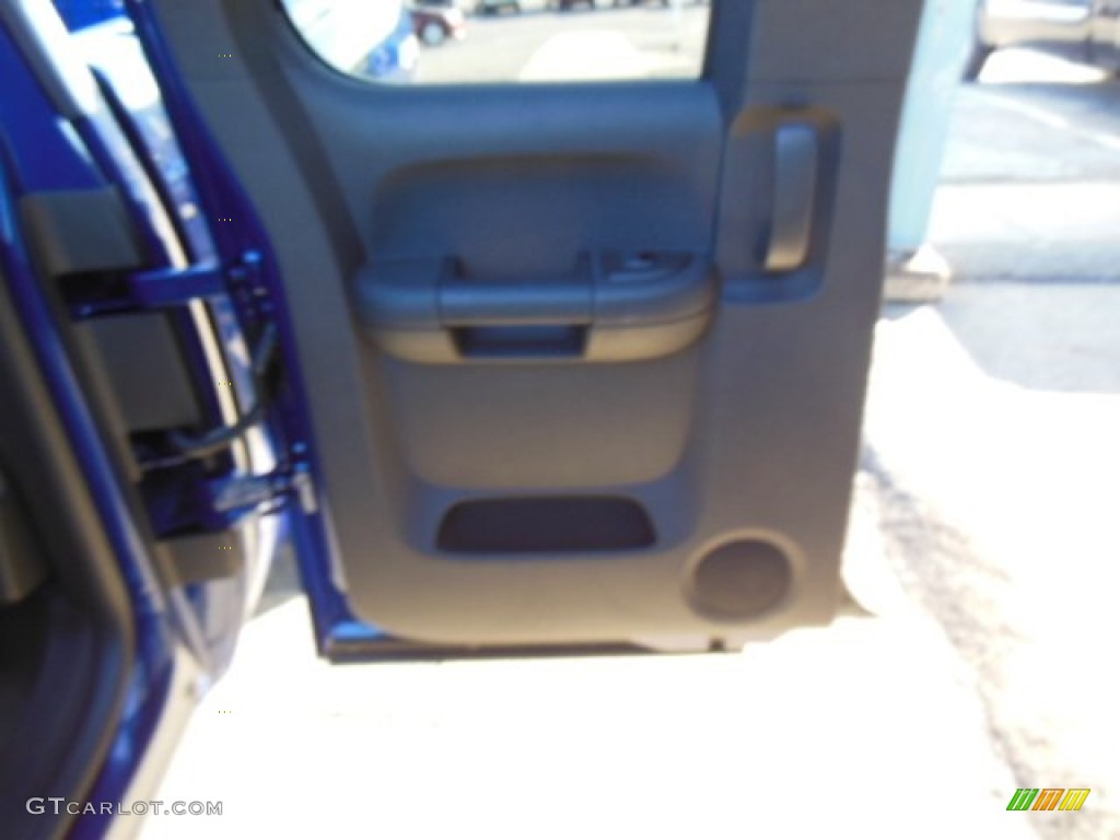2013 Silverado 1500 LT Extended Cab 4x4 - Blue Topaz Metallic / Ebony photo #14
