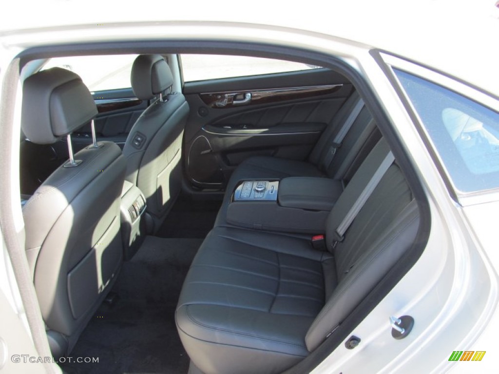 Jet Black Interior 2013 Hyundai Equus Signature Photo #74776307