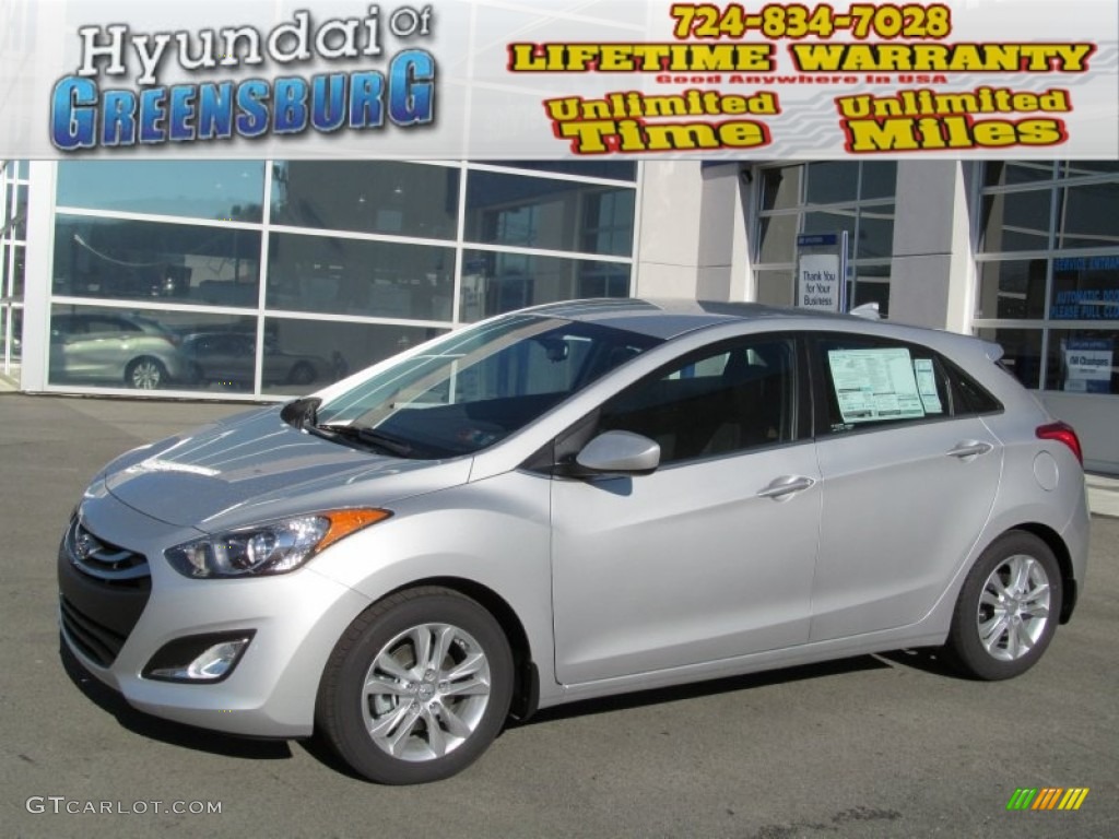 2013 Elantra GT - Silver / Black photo #1
