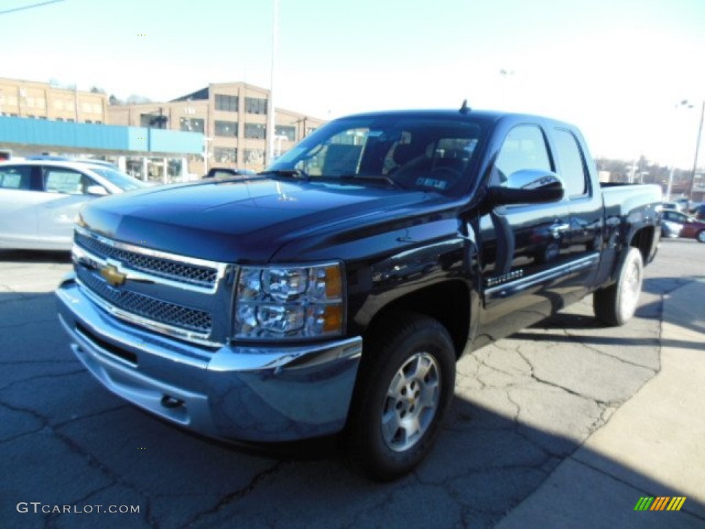 2013 Silverado 1500 LT Extended Cab 4x4 - Blue Ray Metallic / Ebony photo #4