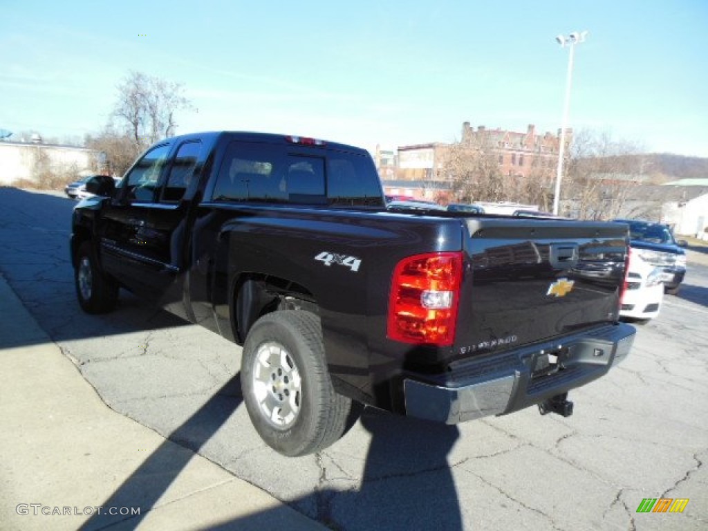 2013 Silverado 1500 LT Extended Cab 4x4 - Blue Ray Metallic / Ebony photo #6