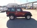2012 Deep Cherry Red Crystal Pearl Jeep Wrangler Sport S 4x4  photo #6