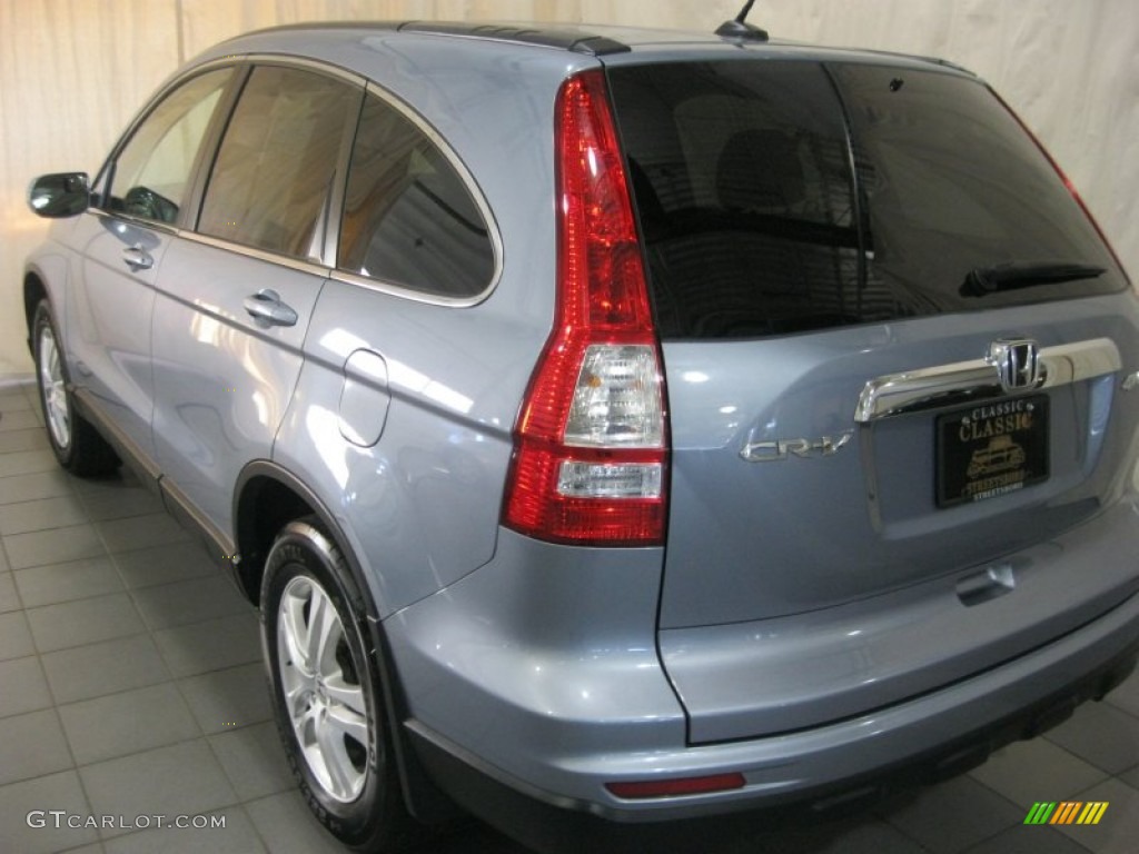 2011 CR-V EX-L 4WD - Glacier Blue Metallic / Gray photo #10