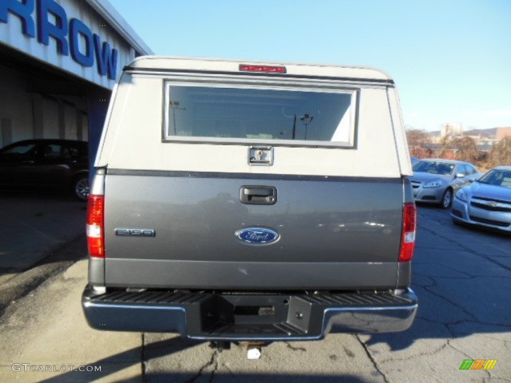 2004 F150 XLT SuperCab 4x4 - Dark Shadow Grey Metallic / Dark Flint photo #7