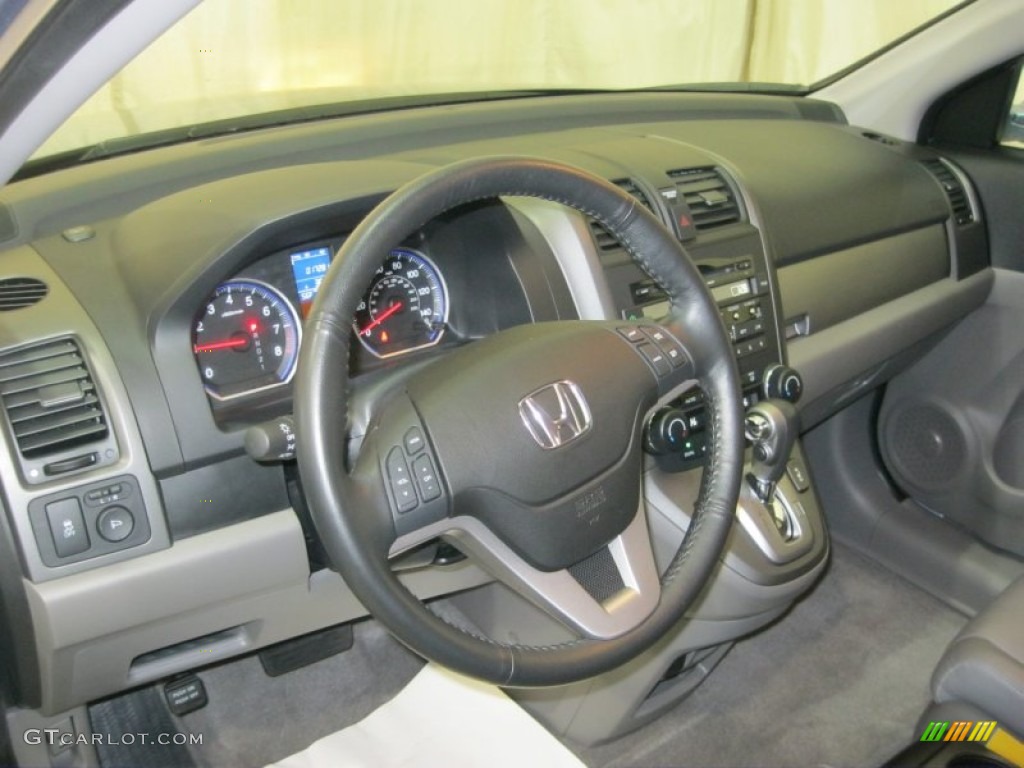 2011 CR-V EX-L 4WD - Glacier Blue Metallic / Gray photo #17