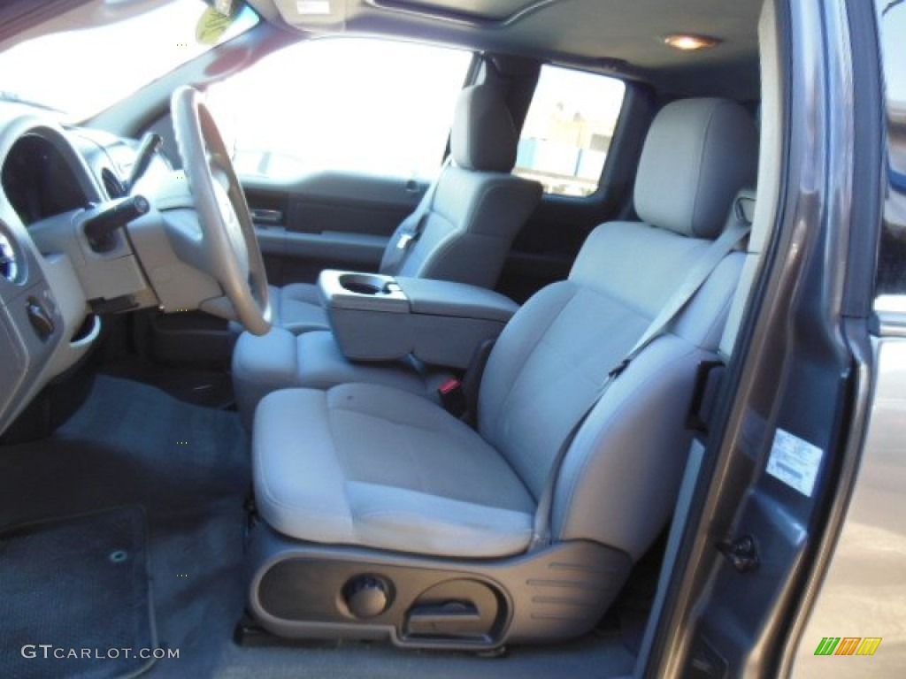 2004 F150 XLT SuperCab 4x4 - Dark Shadow Grey Metallic / Dark Flint photo #11