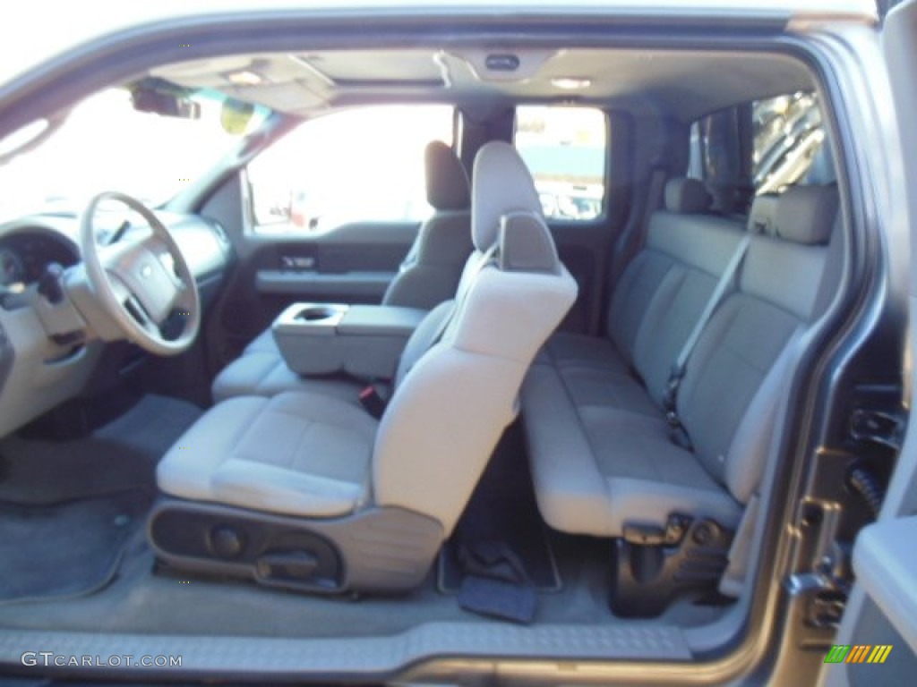 2004 F150 XLT SuperCab 4x4 - Dark Shadow Grey Metallic / Dark Flint photo #14