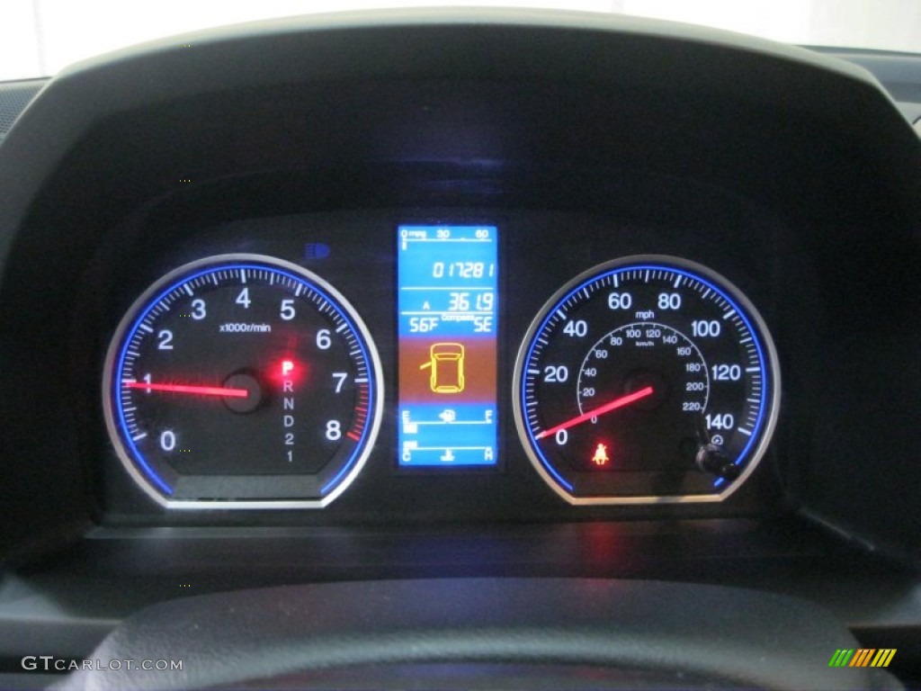 2011 CR-V EX-L 4WD - Glacier Blue Metallic / Gray photo #21