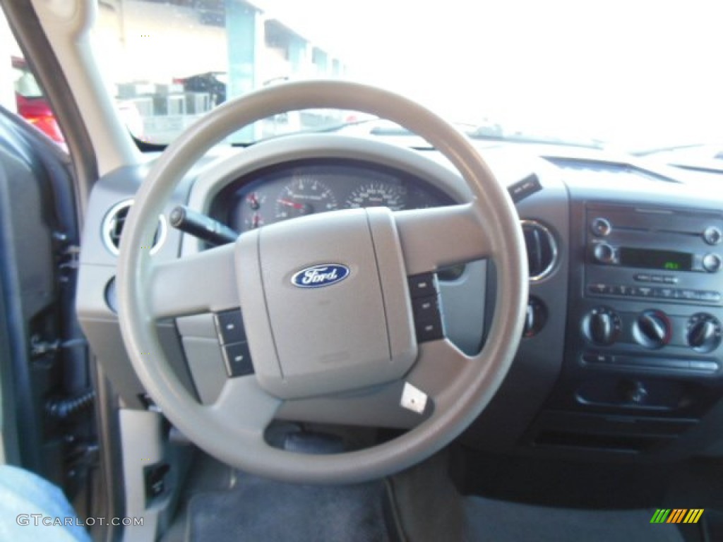 2004 F150 XLT SuperCab 4x4 - Dark Shadow Grey Metallic / Dark Flint photo #18