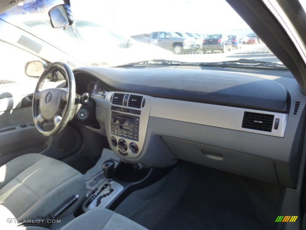 2004 Forenza LX - Desert Green Metallic / Gray photo #9