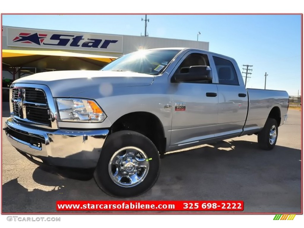 2012 Ram 2500 HD ST Crew Cab 4x4 - Bright Silver Metallic / Dark Slate/Medium Graystone photo #1