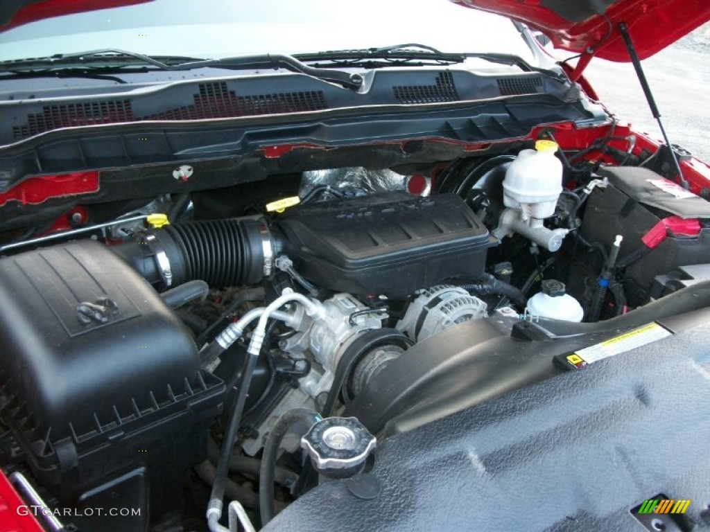 2011 Dodge Ram 1500 SLT Quad Cab 4x4 4.7 Liter SOHC 16-Valve Flex-Fuel V8 Engine Photo #74782483