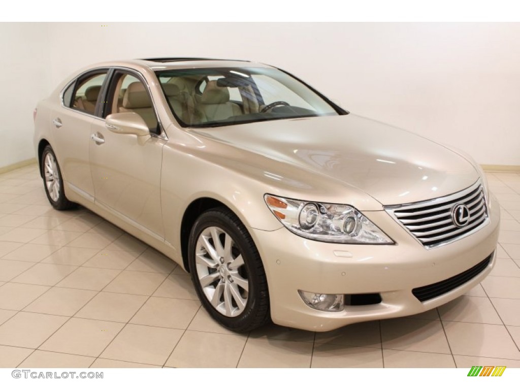 Golden Almond Metallic 2010 Lexus LS 460 AWD Exterior Photo #74782636