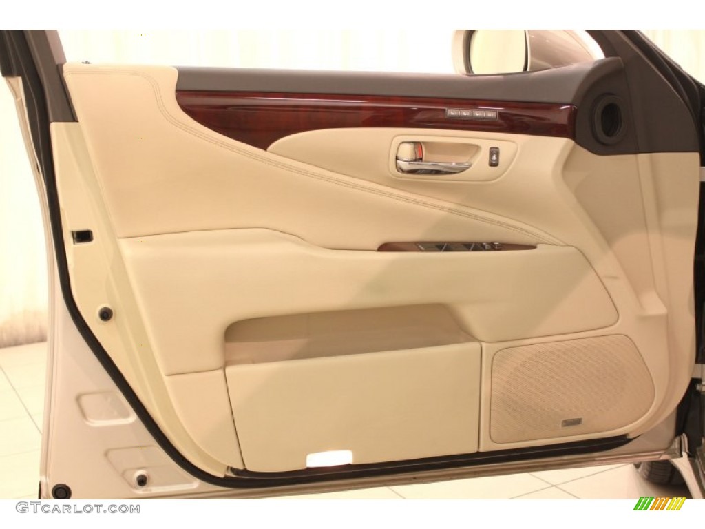 2010 Lexus LS 460 AWD Cashmere Door Panel Photo #74782657