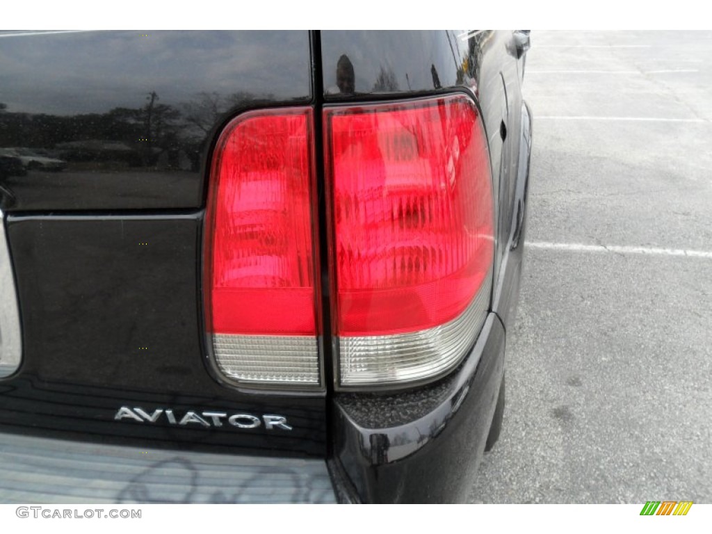 2005 Aviator Luxury AWD - Black / Camel photo #8