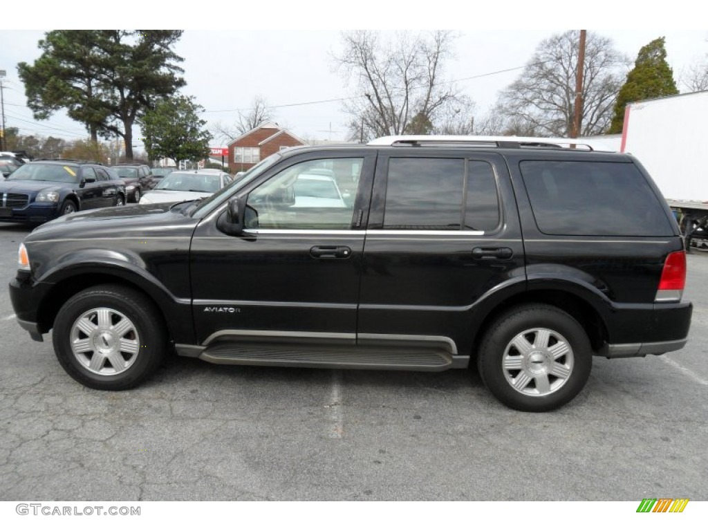 2005 Aviator Luxury AWD - Black / Camel photo #10