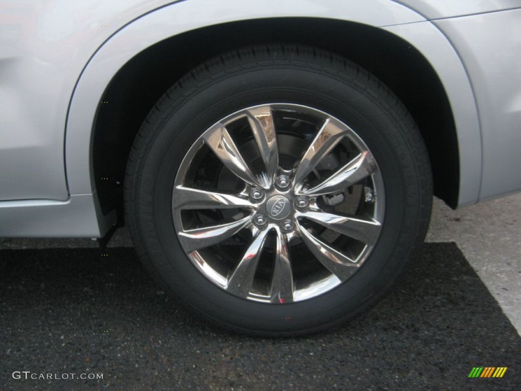 2012 Sorento SX V6 - Bright Silver / Black photo #22