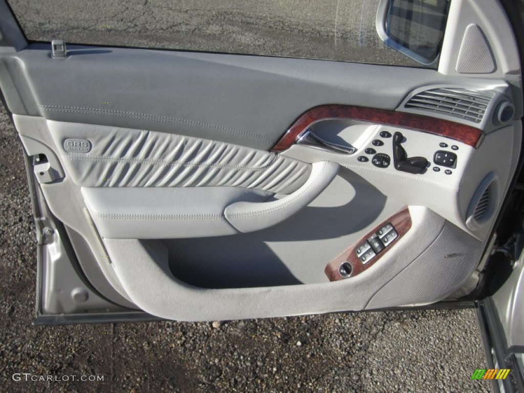2004 Mercedes-Benz S 600 Sedan Ash Door Panel Photo #74784541