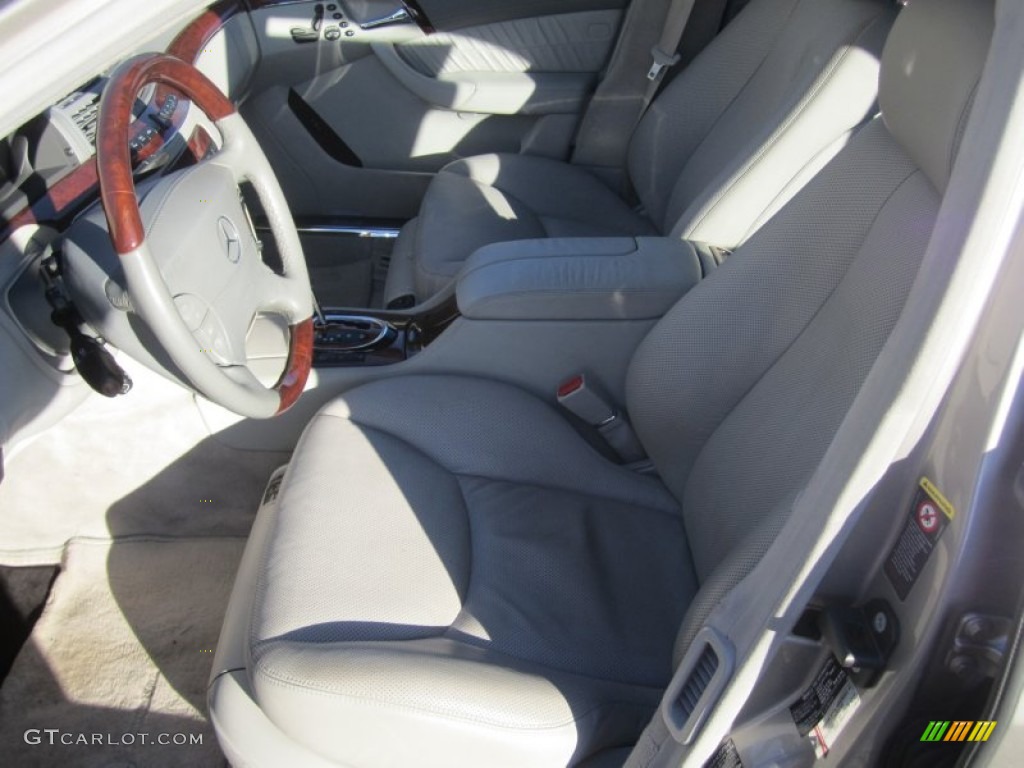 2004 S 600 Sedan - Pewter Silver Metallic / Ash photo #16