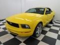 2005 Screaming Yellow Ford Mustang V6 Premium Convertible  photo #3