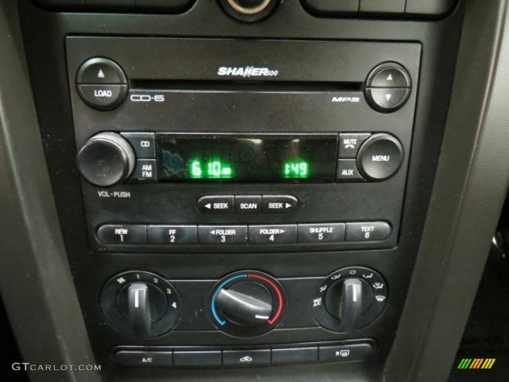 2005 Ford Mustang V6 Premium Convertible Audio System Photo #74784925