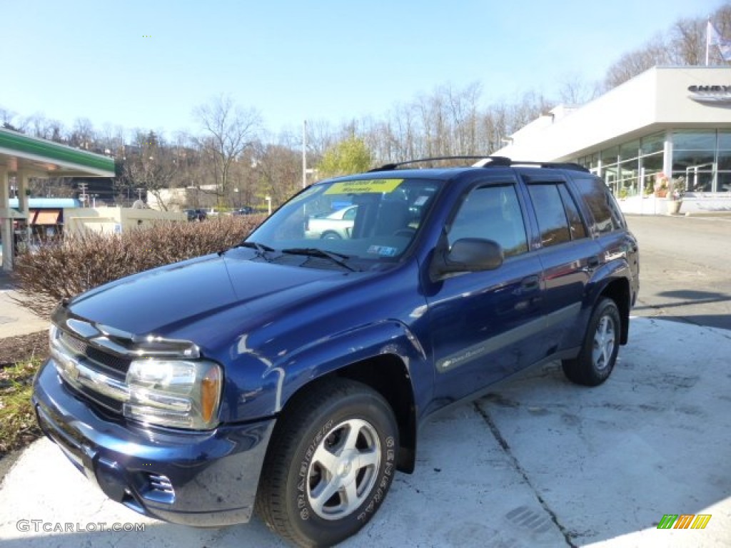 2004 TrailBlazer LS 4x4 - Indigo Blue Metallic / Medium Pewter photo #1