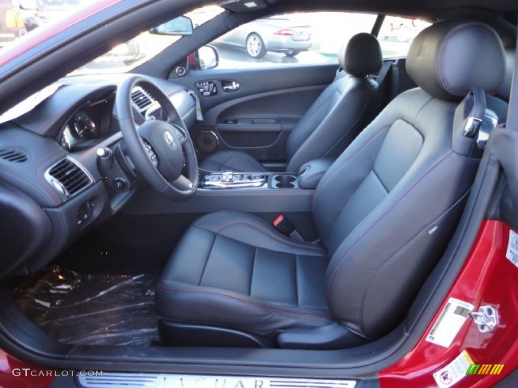 Warm Charcoal Interior 2013 Jaguar XK XKR Coupe Photo #74787449