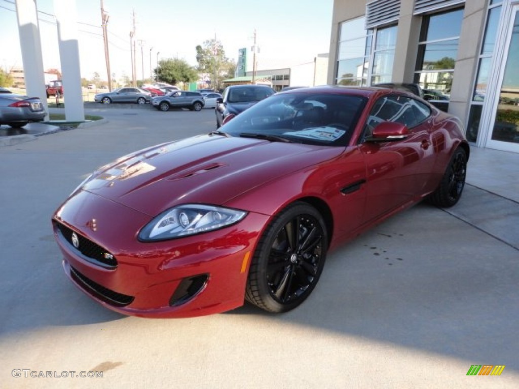 Italian Racing Red Metallic 2013 Jaguar XK XKR Coupe Exterior Photo #74787515
