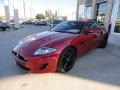 Italian Racing Red Metallic 2013 Jaguar XK XKR Coupe Exterior