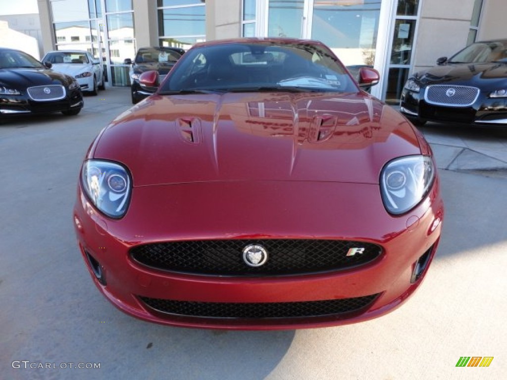 2013 XK XKR Coupe - Italian Racing Red Metallic / Warm Charcoal photo #6