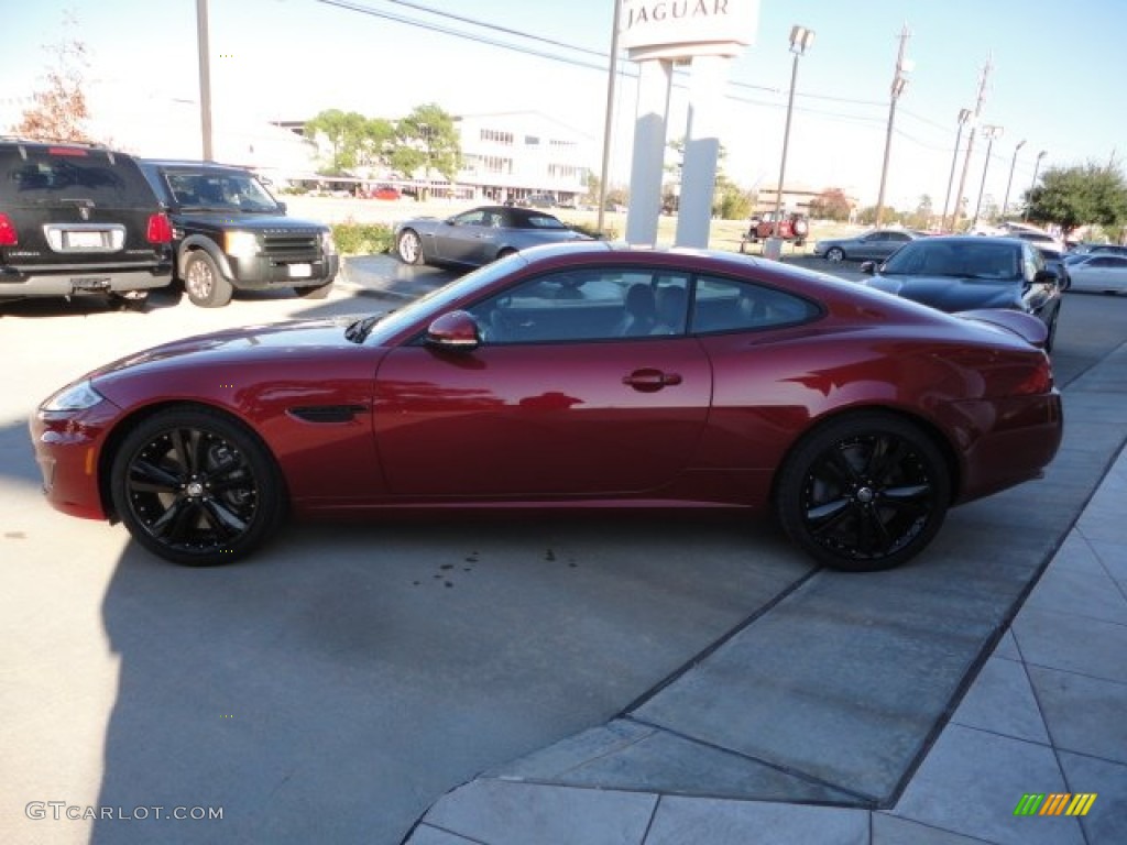 2013 XK XKR Coupe - Italian Racing Red Metallic / Warm Charcoal photo #7