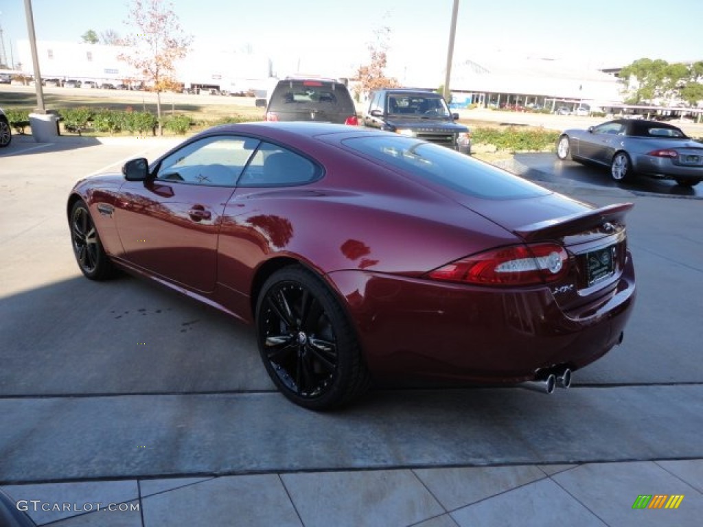 2013 XK XKR Coupe - Italian Racing Red Metallic / Warm Charcoal photo #8