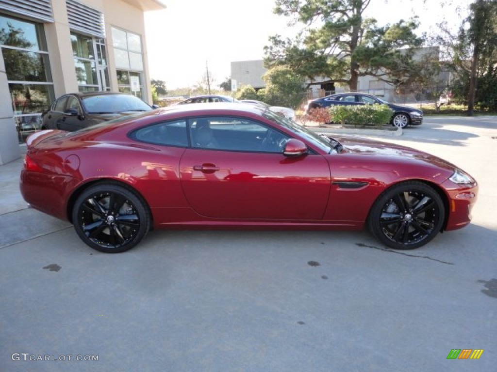 2013 XK XKR Coupe - Italian Racing Red Metallic / Warm Charcoal photo #12