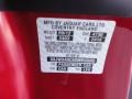 CAH: Italian Racing Red Metallic 2013 Jaguar XK XKR Coupe Color Code