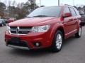 2013 Brilliant Red Tri-Coat Pearl Dodge Journey SXT  photo #1