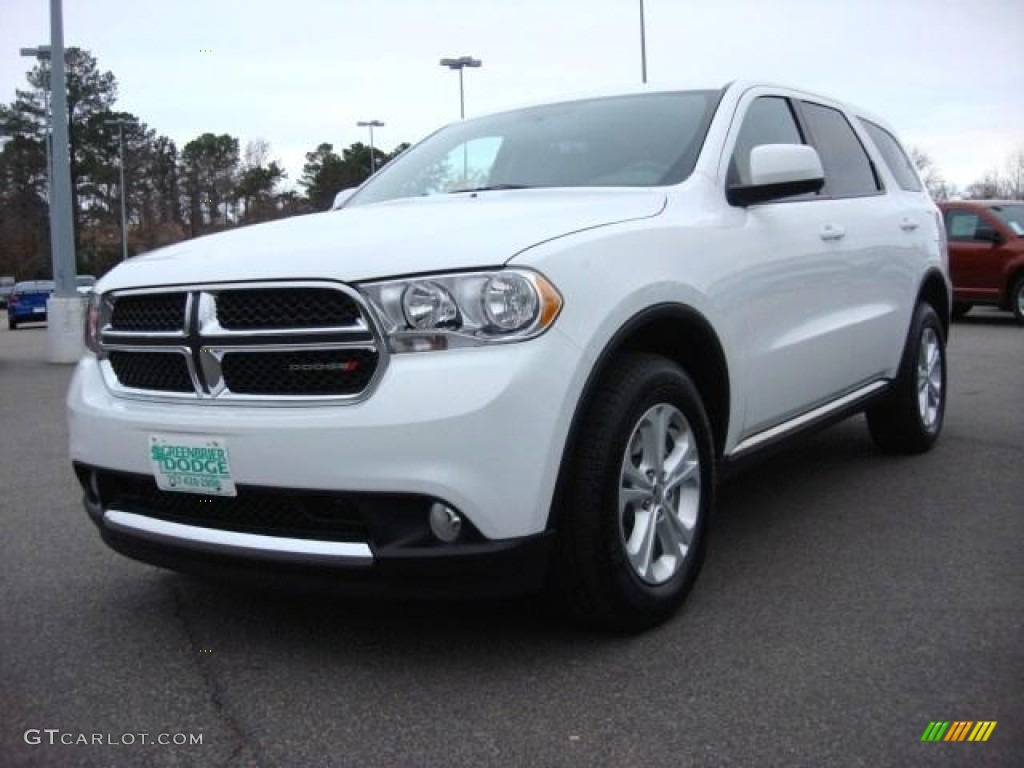 2013 Durango SXT - Bright White / Dark Graystone/Medium Graystone photo #1