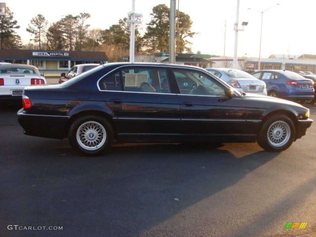 2001 7 Series 740iL Sedan - Orient Blue Metallic / Sand Beige photo #2