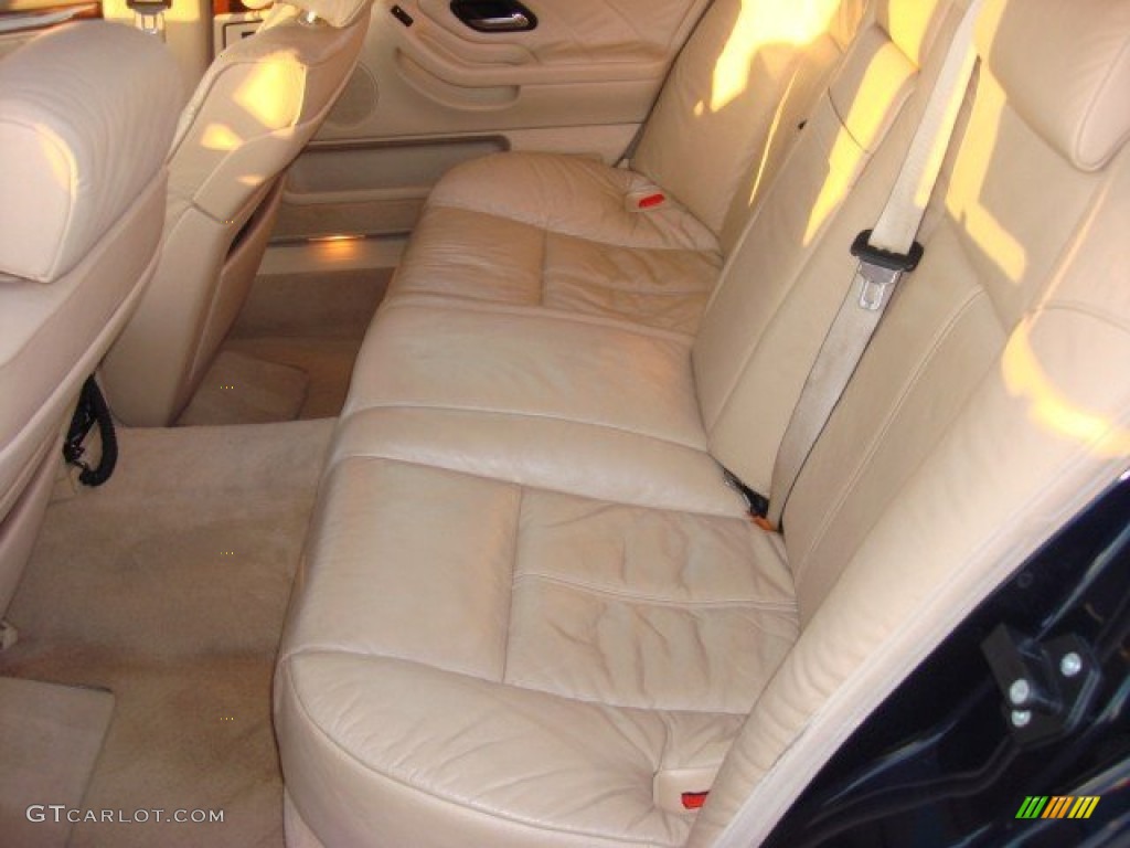 Sand Beige Interior 2001 BMW 7 Series 740iL Sedan Photo #74789012