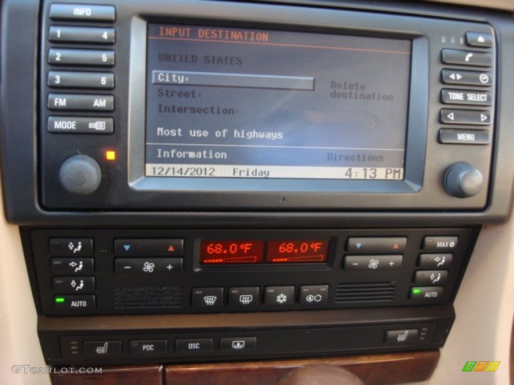 2001 BMW 7 Series 740iL Sedan Controls Photo #74789100