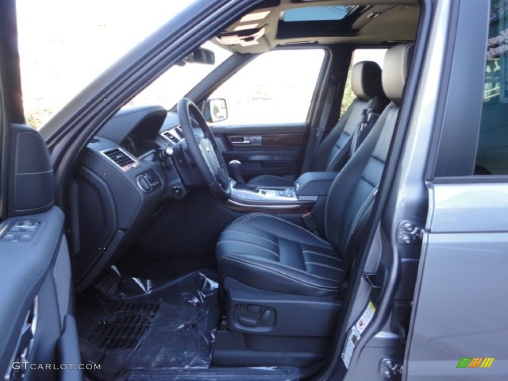 Ebony Interior 2013 Land Rover Range Rover Sport Supercharged Photo #74789266