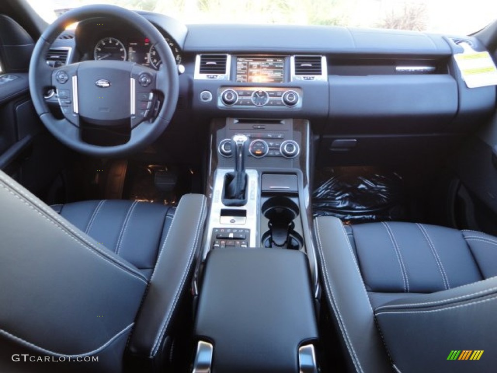2013 Land Rover Range Rover Sport Supercharged Ebony Dashboard Photo #74789310
