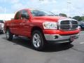 Flame Red 2007 Dodge Ram 1500 Big Horn Edition Quad Cab 4x4