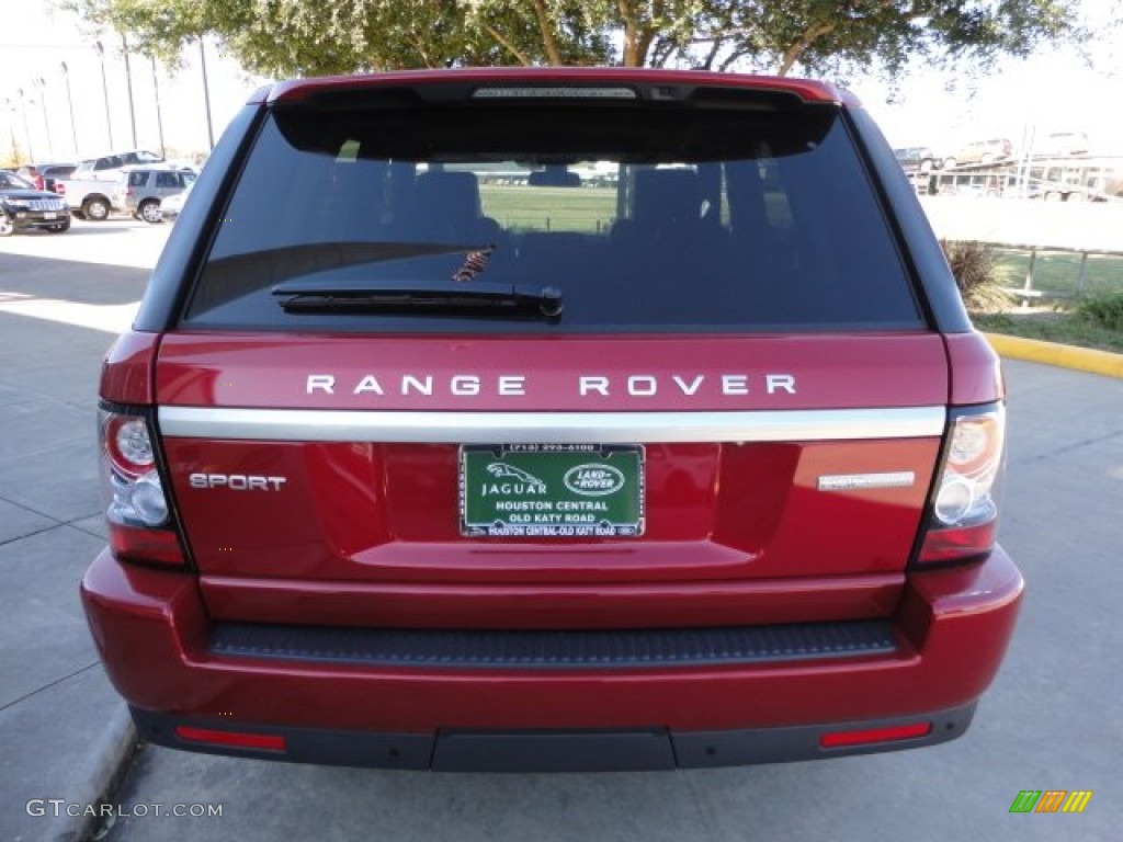 2013 Range Rover Sport HSE - Firenze Red Metallic / Ebony photo #9